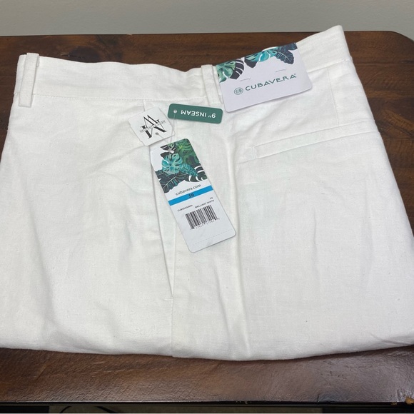 Men’s CuBavera Linen Blend Shorts 36” waist - Picture 4 of 11